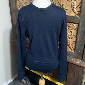 Express for Men Blue Sweater Size: XS Slim Fit